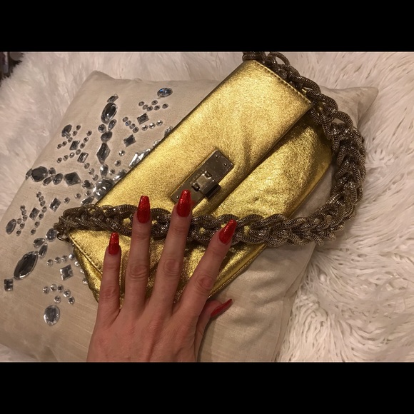 💋Gold MICHELE Bag 🌸 - Picture 5 of 8